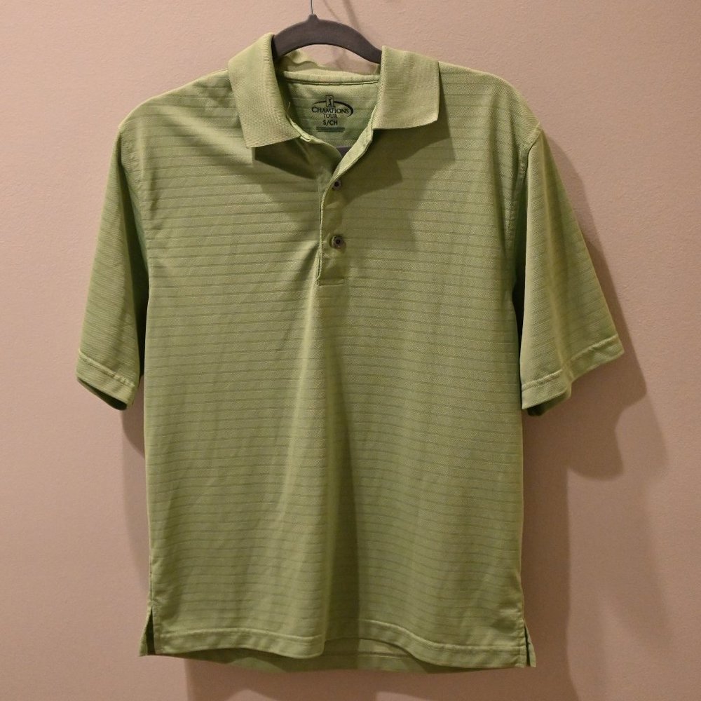Champions Tour Green Size Small Golf shirt